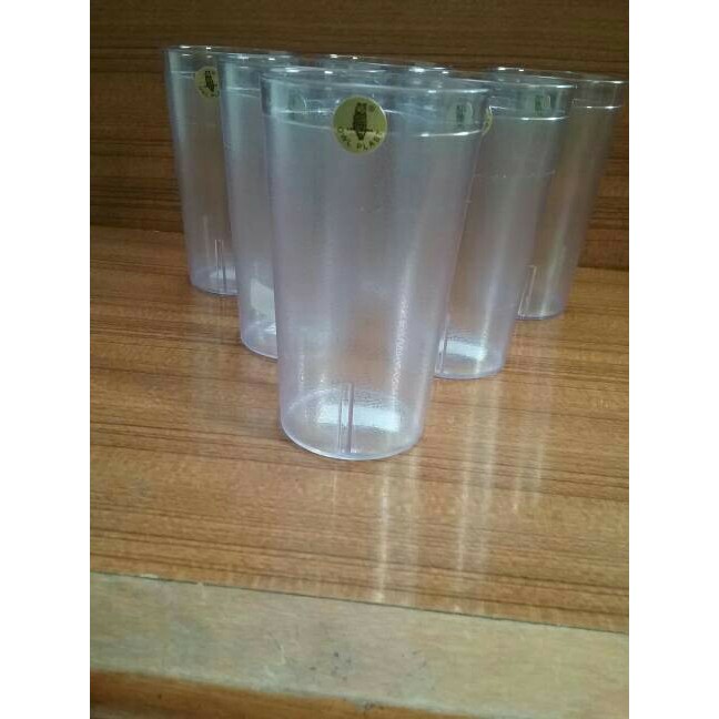 gelas / gelas mika/ gelas owl mika ukuran 500 ml