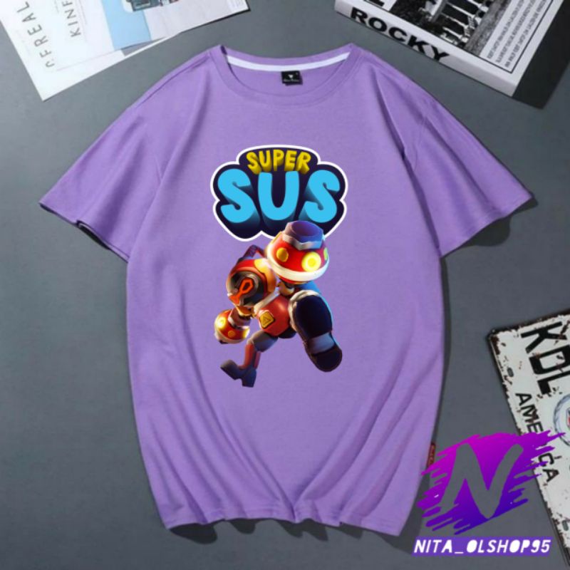 baju anak super sus flashbang kaos supersus