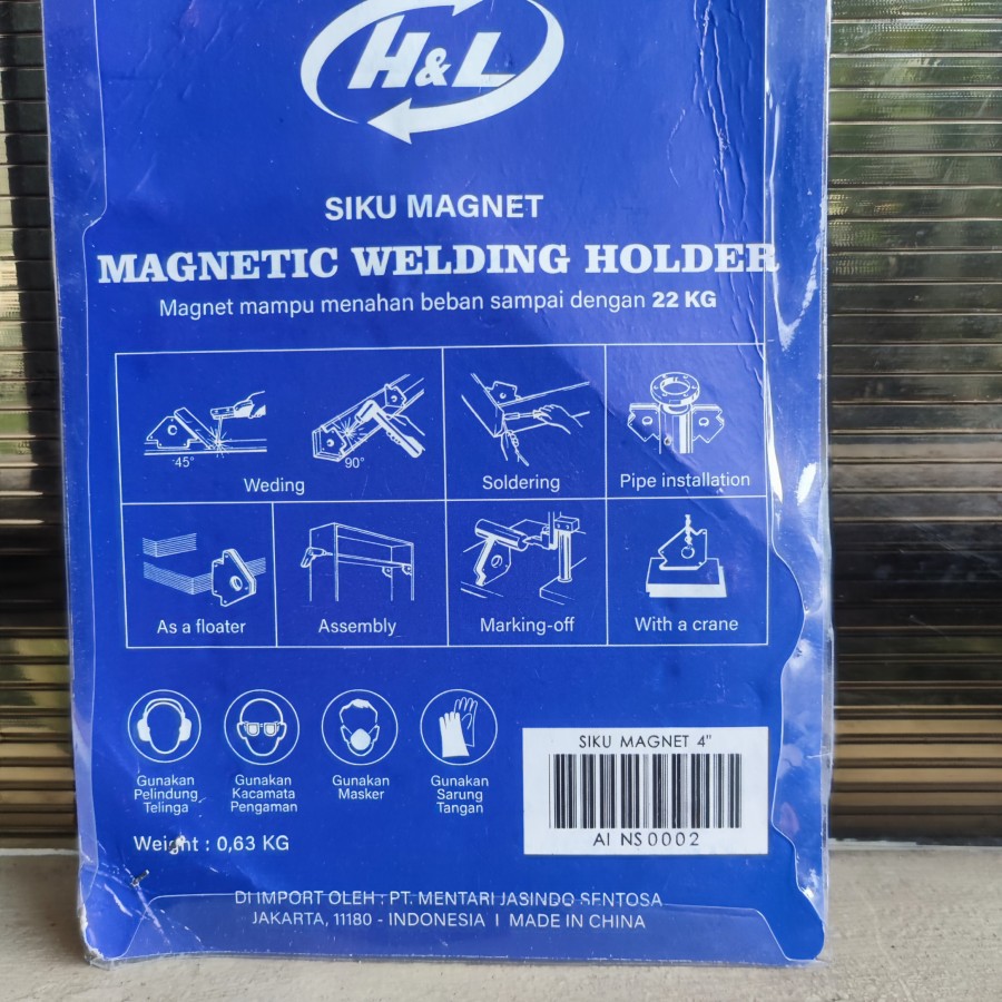 Alat Las Siku Magnet 4&quot; Magentic Welding Holder 4 Inch