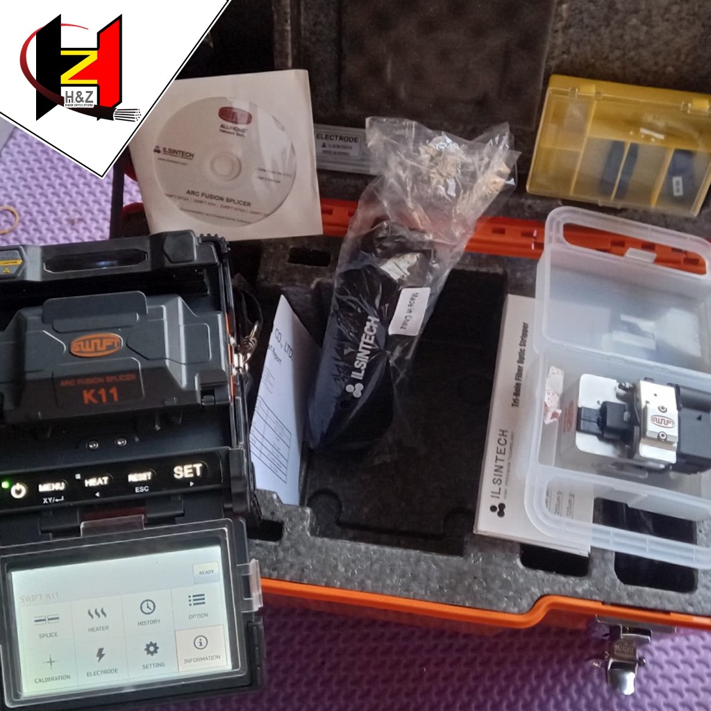 Fusion Splicer Swift K11/Alat Sambung Fiber Optic Backbone 6 Motor