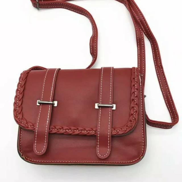 Tas Fashion Wanita Korea Slingbag Leather Tas Selempang Promo