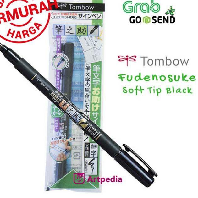 

8BZ !! Tombow Fudenosuke Brush Pen Art Markers (Brush Pen Tombow Fudenosuke) Terlaris dan Ter Ready