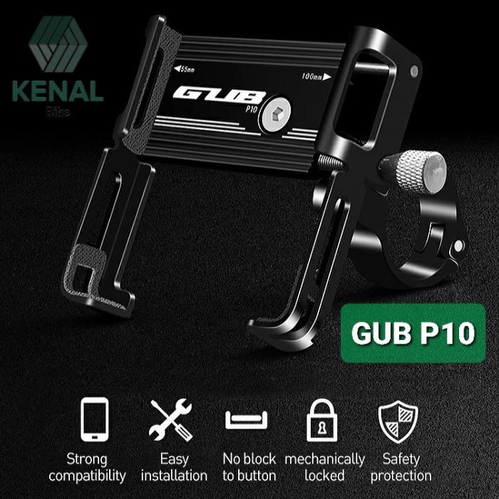 Gub P10 Holder Hp Holder Handphone Stang Sepeda Stang Motor