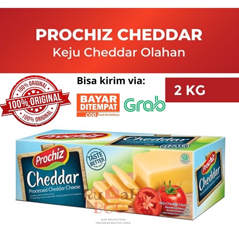 

Keju PROCHIZ CHEDDAR Chedar Cedar 2kg 2 kg