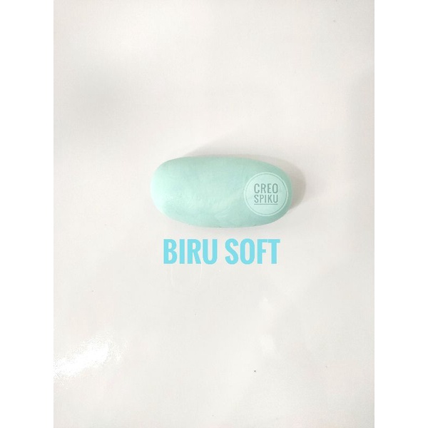 

Fondant icing sugar warna biru pucat / biru soft / soft blue / baby blue