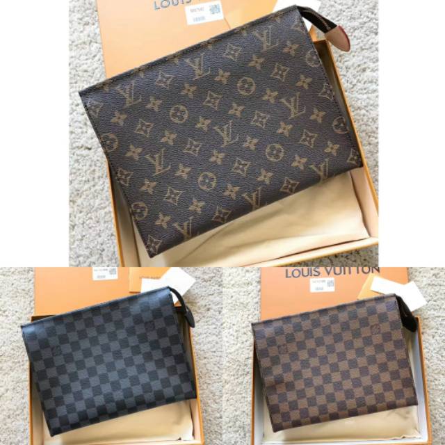 Clutch Lv pochette voyage set