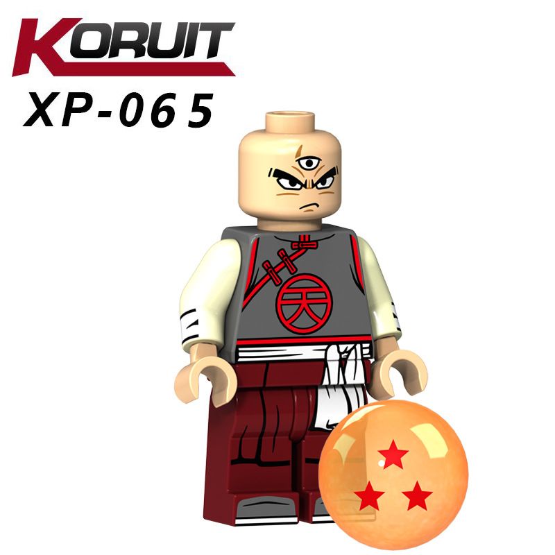 lego bootleg dragon ball xp065 ten sin han bukan son goku super saiyan manga anime blok edukasi brik