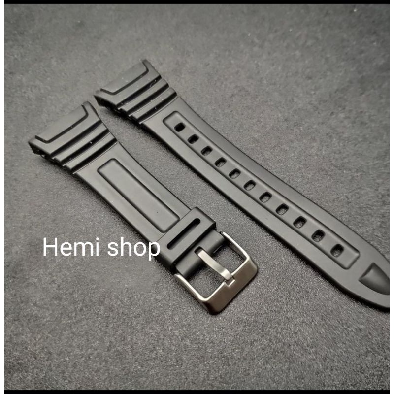 Tali Jam Tangan aksesoris jam tali jam original Tali Karet Tali Casio W-96H Casio W 96H Non Original