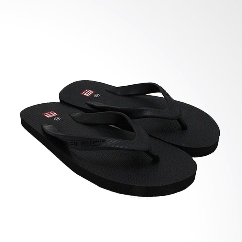 (HARGA GROSIR) Sandal Jepit Pria Dewasa Ando Hawaii Hitam Size 38-42 / Sandal Karet asli / Casual