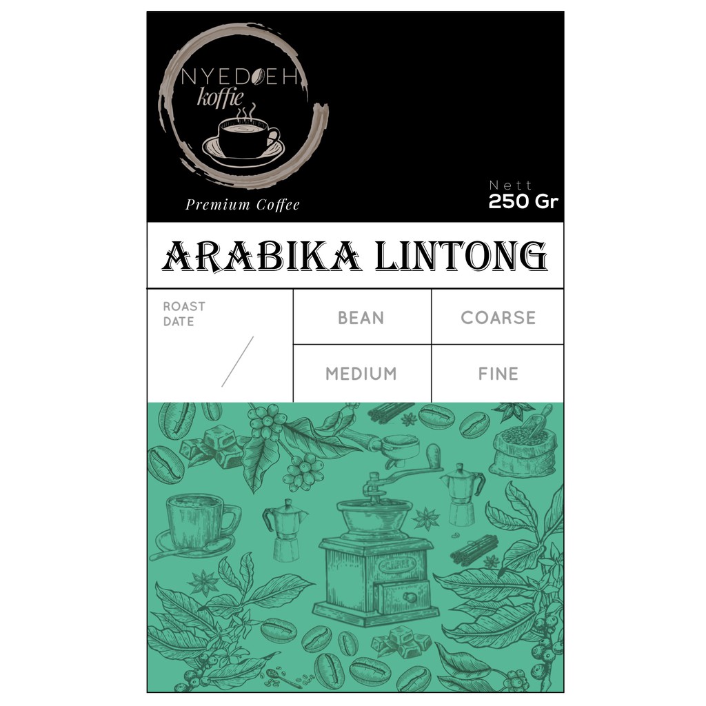 

KOPI ARABIKA LINTONG TOLU BATAK 250 GRAM GR ARABICA