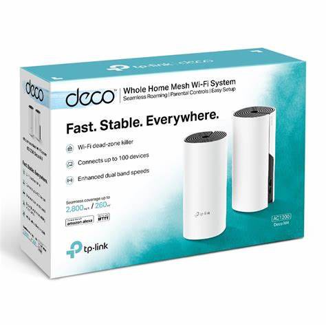 TP-Link Deco M4 AC1200 Whole Home Mesh Wi-Fi System router