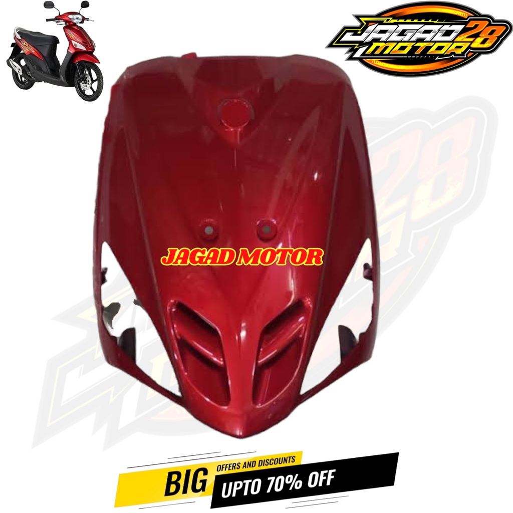 Tameng Depan Yamaha Mio Sporty Mio Lama Merah Maroon / Dasi Depan Yamaha Mio Sporty Mio Lama Merah Maroon / Panel Depan Yamaha Mio Sporty Mio Lama Merah Maroon / Panel Tameng Dada Depan Yamaha Mio Sporty Mio Lama Merah Maroon