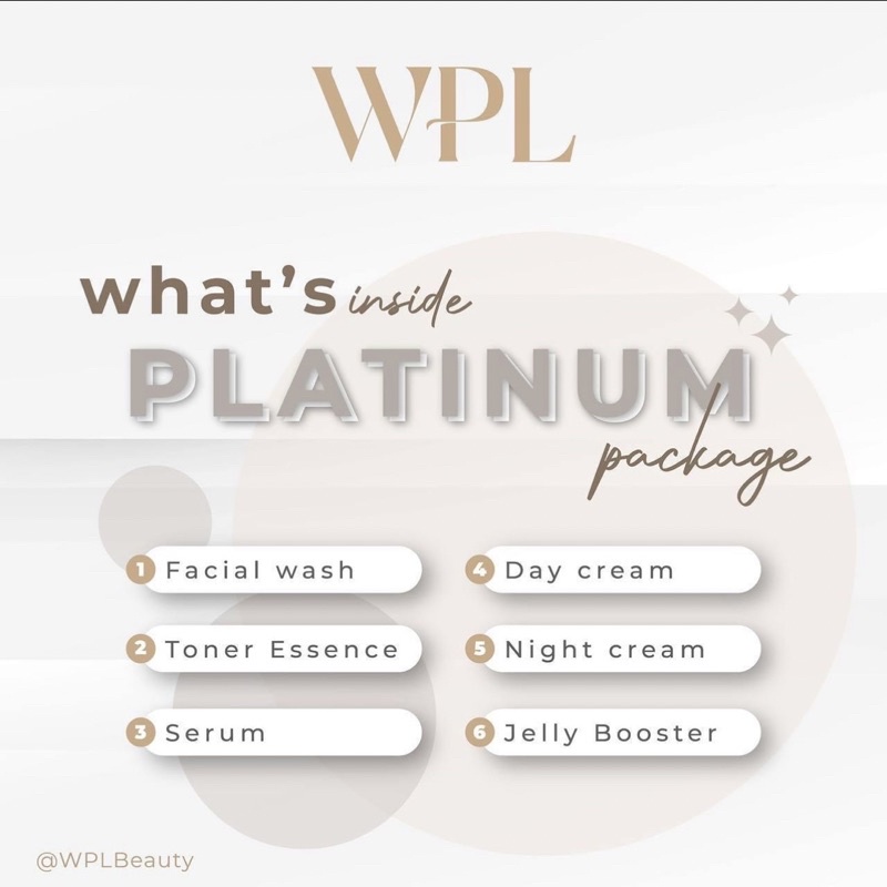 WPL PLATINUM BRIGHTENING SERIES BY WINNY PUTRI LUBIS WPL JAKARTA MEDAN ULTRAGLOW JAKARTA SELATAN