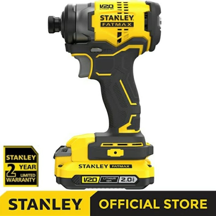 Brushless Impact Driver Stanley SBI810D2K obeng impact baterai stanley