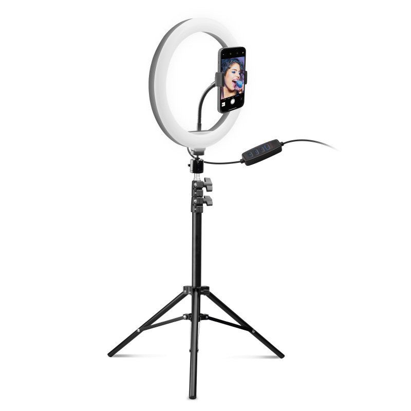 PROMO [ COD ] Ringlight 26Cm Plus Tripod 2 Meter Lampu 26 Cm Make Up Vlog Lampu Ring light + Tripod 1 Meter