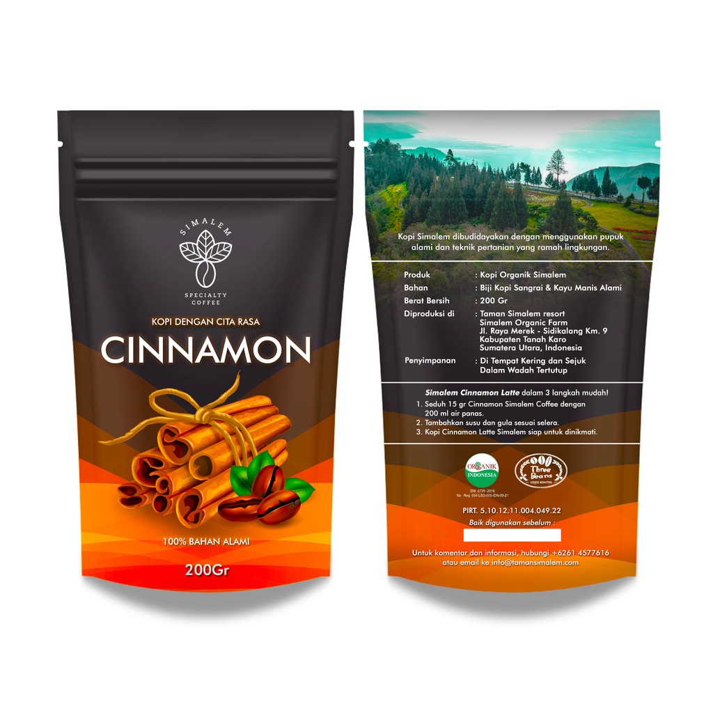 

Coffee Cinnamon Kopi Kayu Manis Simalem Karo Arabika - Flavoured