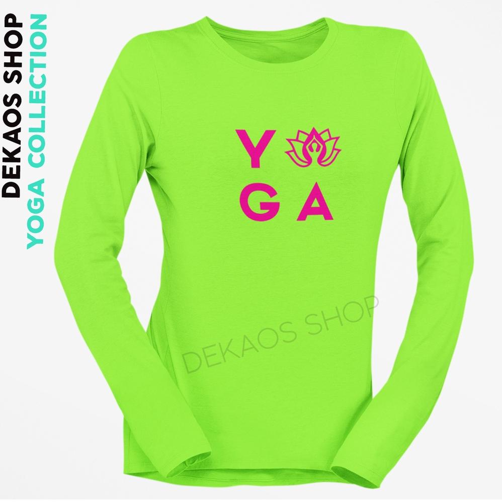 SUPERKAOS/ ATASAN YOGA WANITA / BAJU KAOS YOGA / BAJU SENAM WANITA / YOGA LENGAN PANJANG / KAOS YOGA