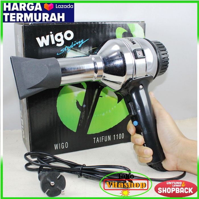 HAIR DRYER WIGO TAIFUN 1100WATT ALAT PENGERING RAMBUT PROFESIONAL