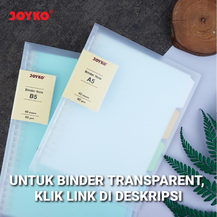 

ORGANIZER-DOCUMENT- JOYKO BINDER NOTE A5 B5 PASTEL / BUKU TULIS CATATAN BINDER JOYKO A5 B5 - A5