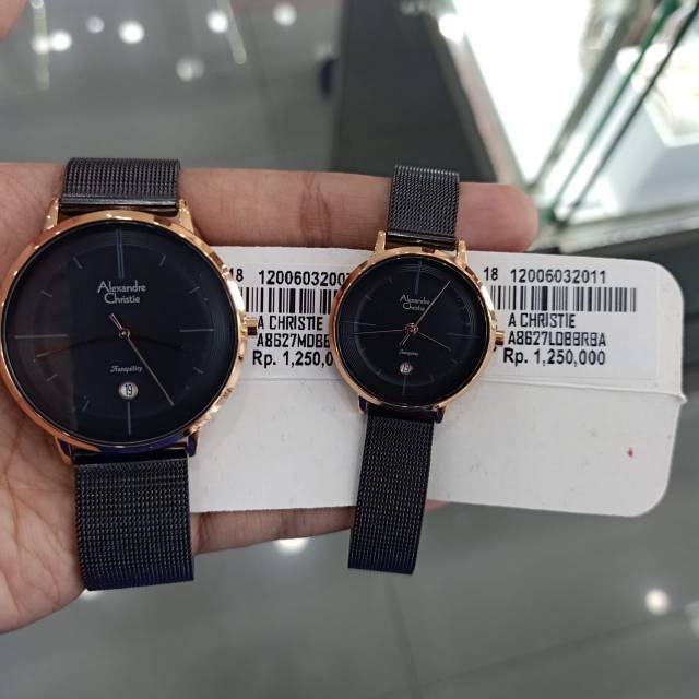 PROMO Alexandre Christie Jam Tangan Couple A8627M