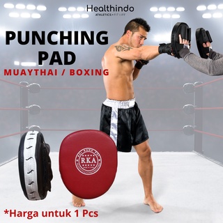 Boxing Pad Muaythai Target Punching Mid Target Pukul Tinju Fokus Muaythai Pad Bantalan Tinju Karate Healthindo