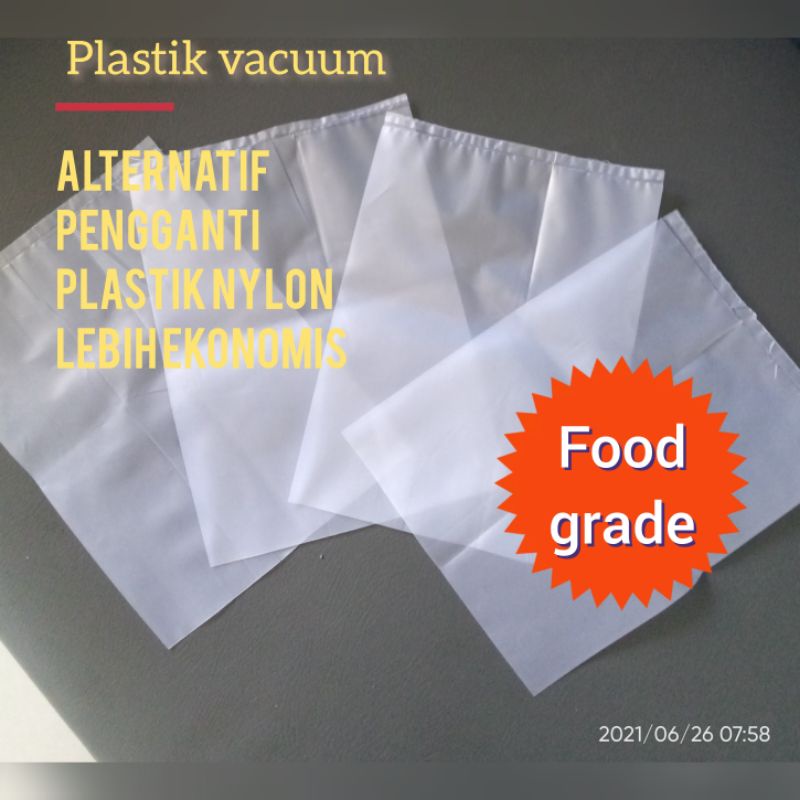 plastik 1 kg beras dll. bisa divacuum 16x22 dan 16x30cm