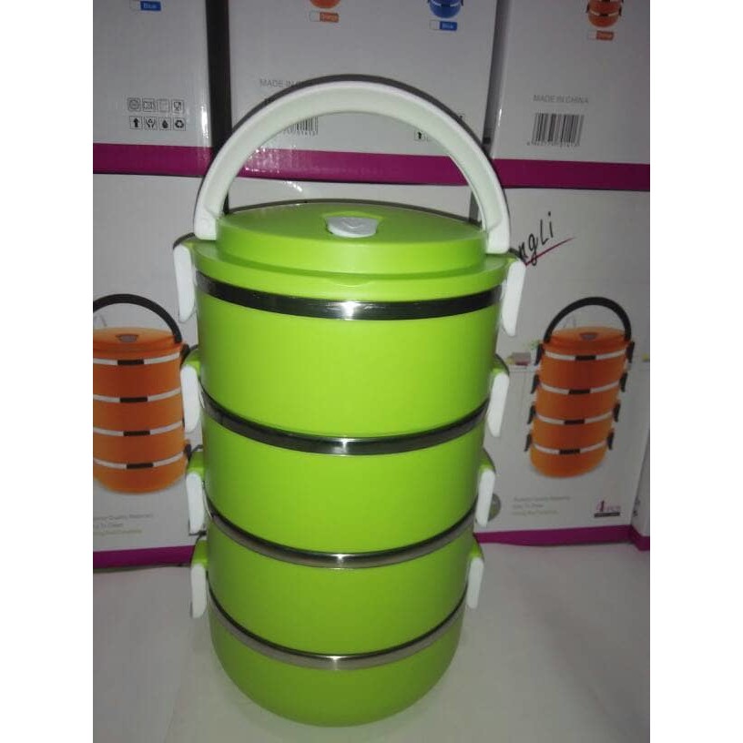 Lunch Box Stainless Steel Rantang 4 Susun / Rantang Stainless 4 Susun