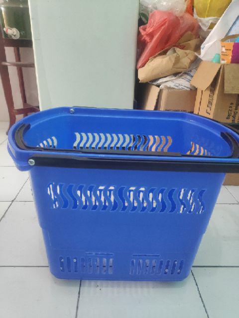 Keranjang Belanja / Troli / Trolley Basket Rovega Bas-01 Biru