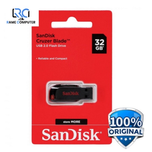 ORIGINAL SanDisk Cruzer Blade USB Flash Drive 32GB flashdisk sandisk 32gb