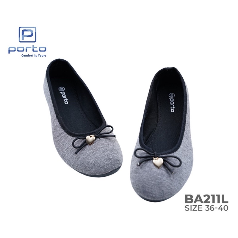 sepatu porto original flatshoes porto kain super lentur sepatu porto ringan sepatu porto BA211L