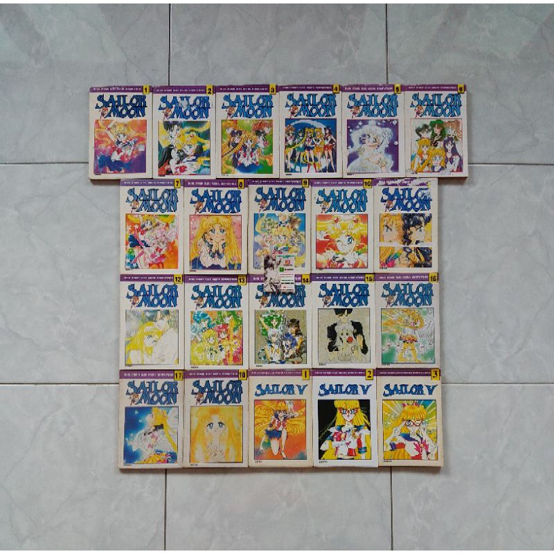 Komik: Sailormoon & Sailor V - Naoko Takeuchi (21 buku)