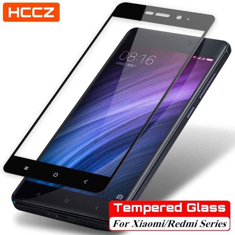 H8 Tempered Glass 3D Xiaomi Redmi Note 4X Tempered Glass Full Layar Full Cover Full Glue