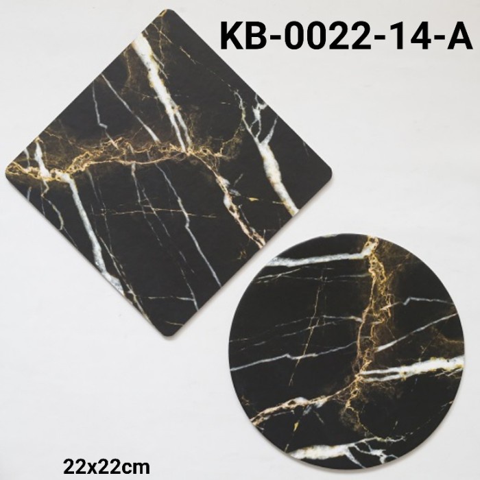 

GR-KB-0022-14 CAKE BOARD ALAS KUE KOTAK BULAT 22CM MARBLE HITAM PUTIH EKSKLUSIF