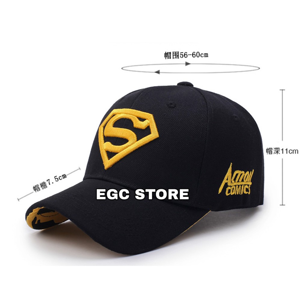 Topi Pria SUPERMAN Baseball BORDIR Fashion Outdoor snapback Topi Fashion Casual Import - FAS-190