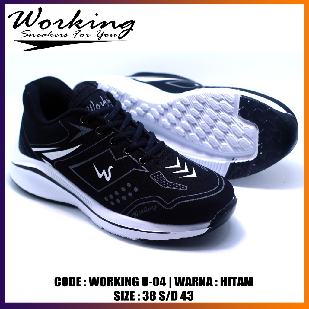 Working Sneakers For You Sepatu Running U-04