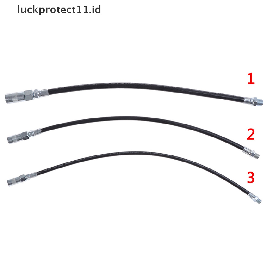 //HG&amp;ID// Flexible grease gun whip hose heavy duty long extension tube with connector .