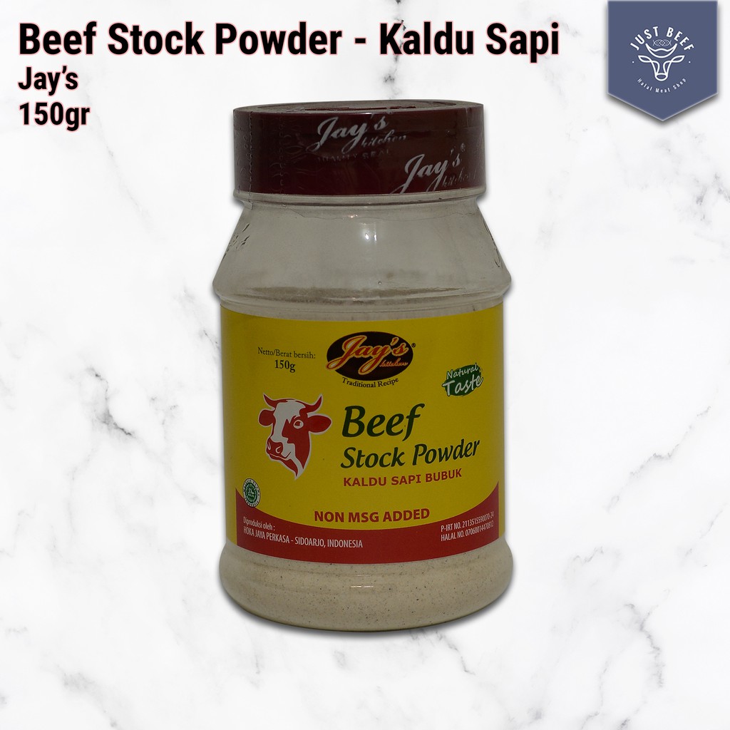 

Jay's Beef Stock Powder / Kaldu Sapi Bubuk - 150gr