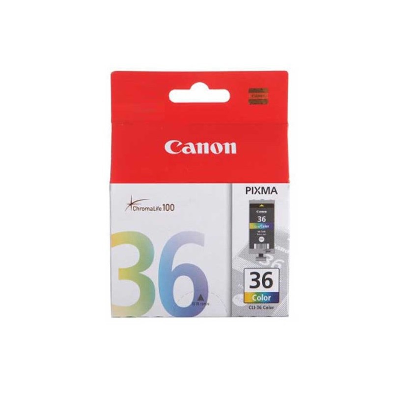 TINTA CATRIDGE CANON CLI 36 COLOR ORIGINAL 100%