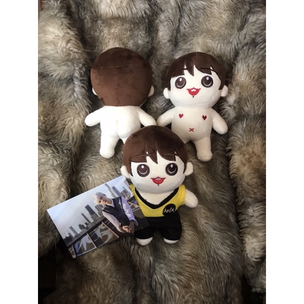 Doll Jungkook BTS 20cm + Postcard Dicon Suga