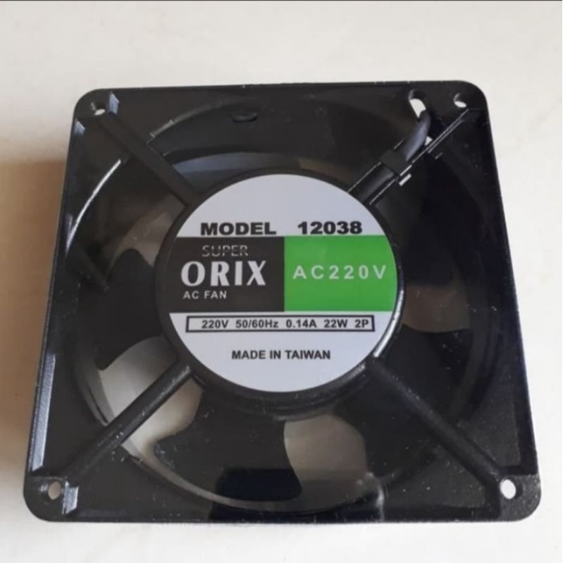 Cooling fan ac ORIX 12cm AC 220v + jaring