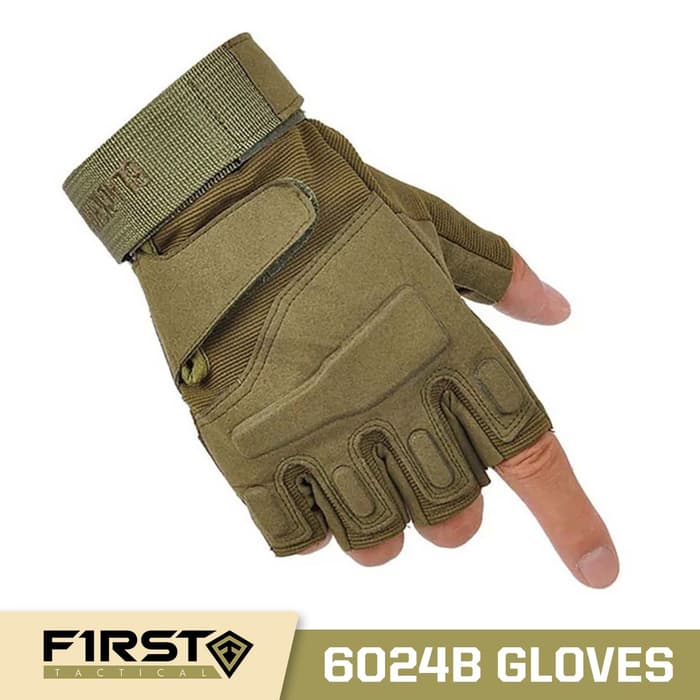 Sarung Tangan Kulit Blackhawk HYBZ Tactical Gloves 6024B - Coklat L