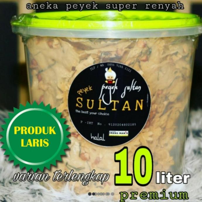 

peyek sultan premium kacang/rebon/teri/Mede/kacang ijo/peyekcabe