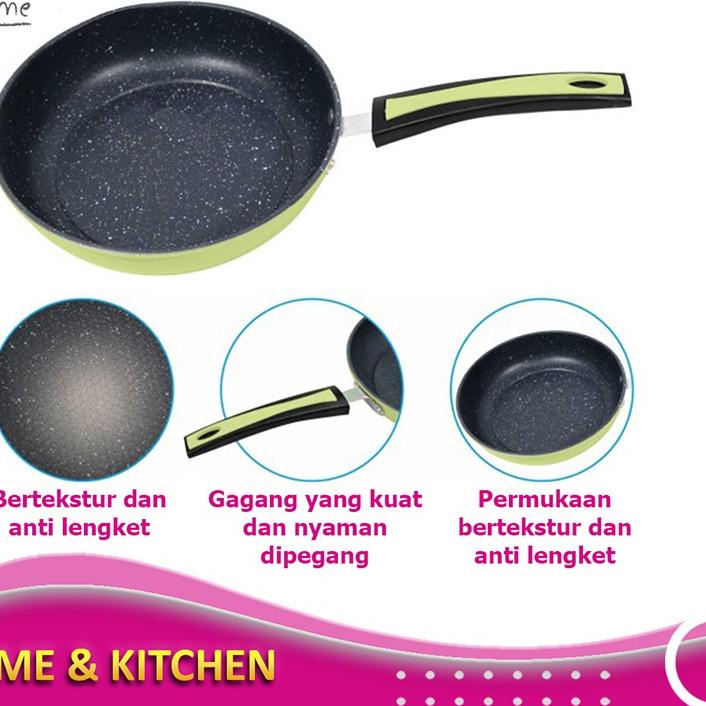 Wajan Teflon Keramik Anti Lengket 24CM / Penggorengan Teplon Fry Pan Frypan Keramik Anti Lengket ...
