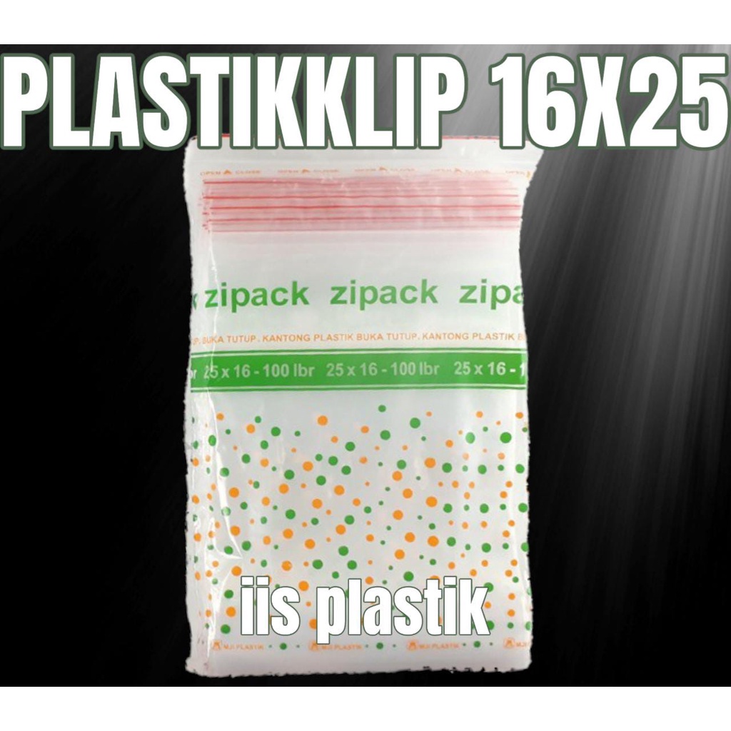 Kantong plastik klip 16x25 isi 100pcs clip ziplock zipper pouch / kantong plastik klip emas,obat,saus