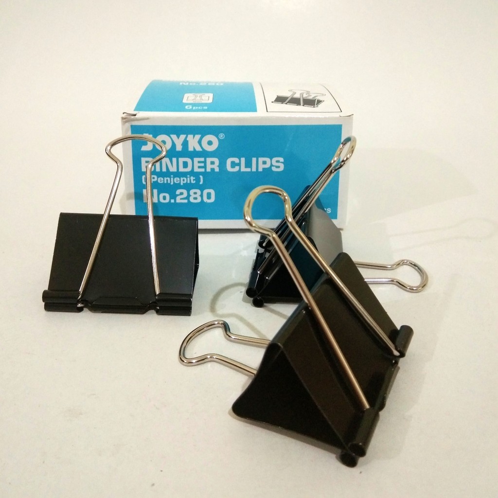 Binder Clips Joyko Binder Clips No 280 Penjepit Kertas Besar Paper Clip ...