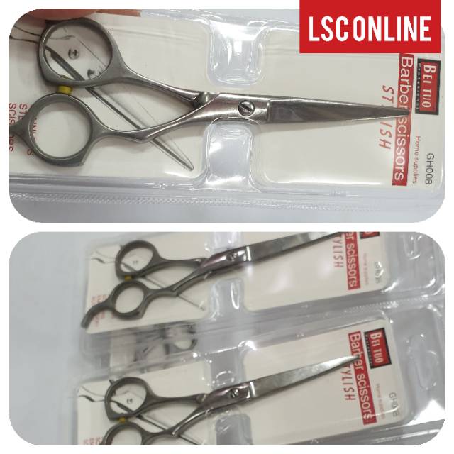 GUNTING RAMBUT STAINLESS BARBER SCISSORS STYLISH  GUNTING RAMBUT BAGUS TERMURAH