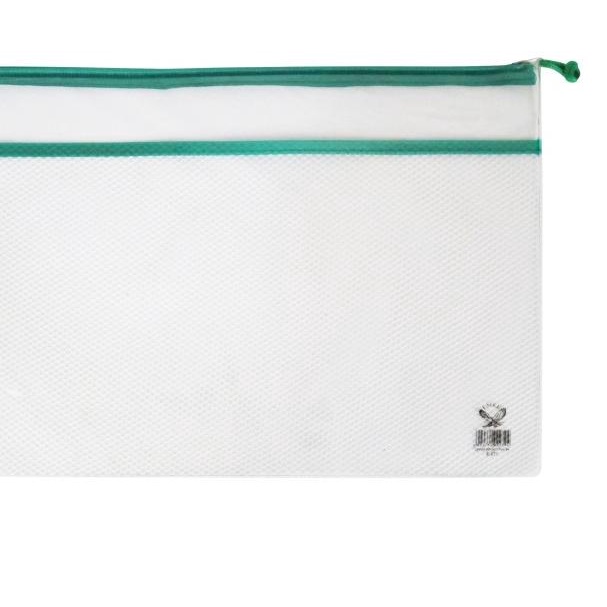 

➥ EAGLE FILES Document Bag Tas Dokumen Resleting B4 E 271 - Hijau ☊
