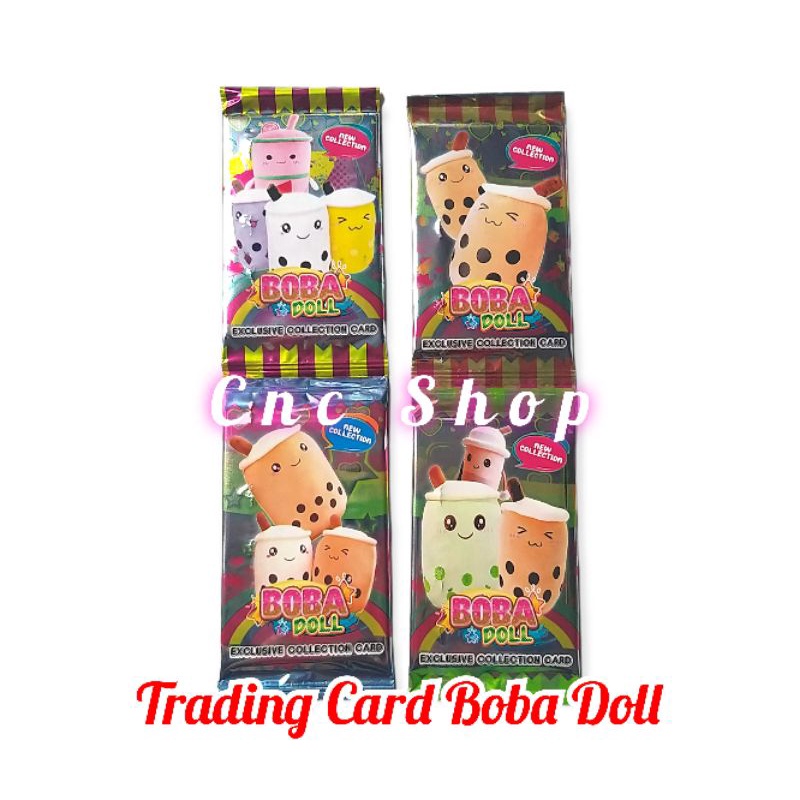 Trading Card Boba Mainan Kartu Koleksi Anak Murah