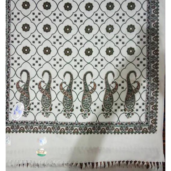 QSW Sorban Kashmiri Print Warna Putih, Sorban Surban Rida Habib terbaru ««