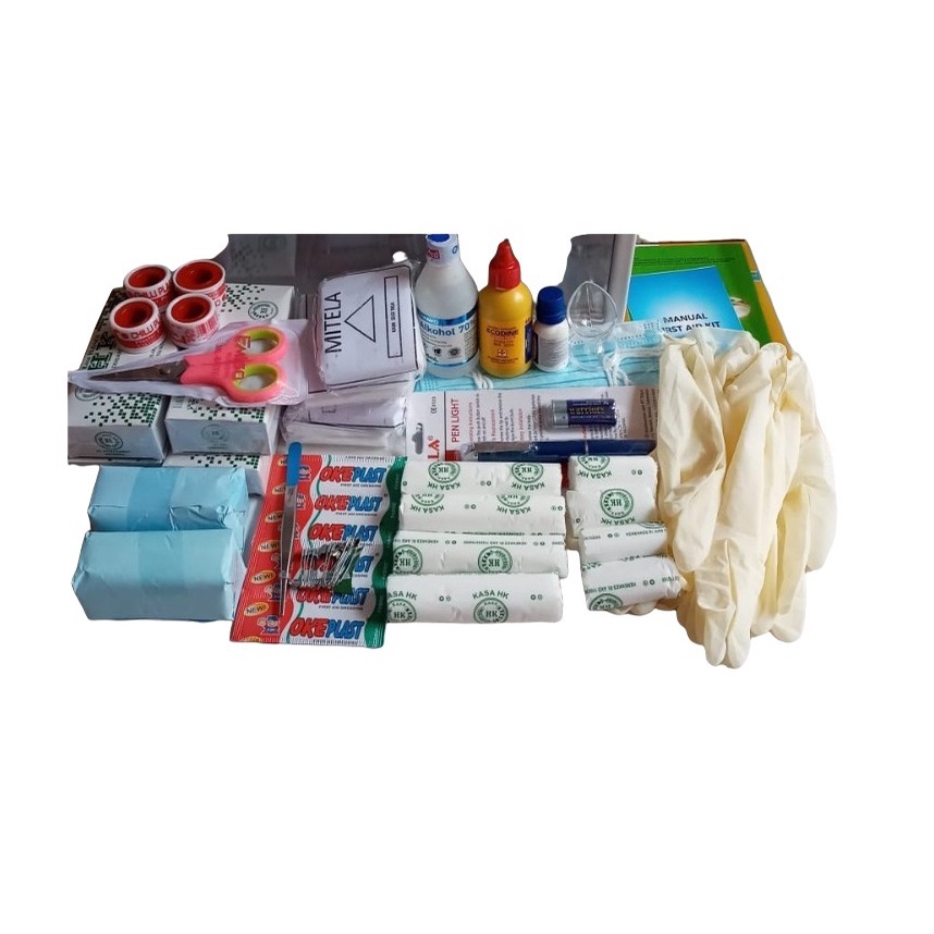 Isi obat Kotak Obat P3K Type B ( Untuk 50 Pekerja )
